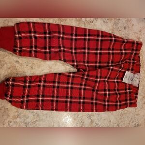 Red Plaid Kids Bottoms - Cozy Lounge Pants